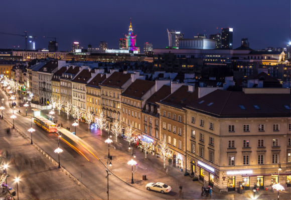 Christmas or New Year in Warsaw